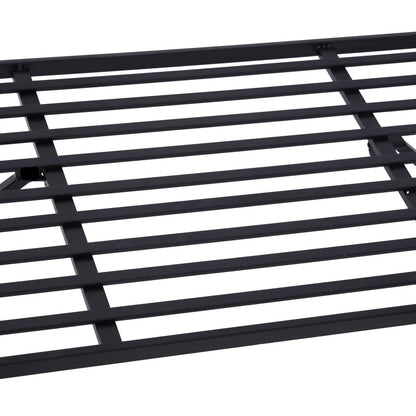 Nancy's Ricadi Tuinbank - Rozenboog - Parkbank - Zwart - Staal - ± 115 x 60 x 205 cm