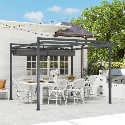 Nancy's Conversano Pergola - Terras overkapping - Grijs - ± 360 x 320 x 245 cm