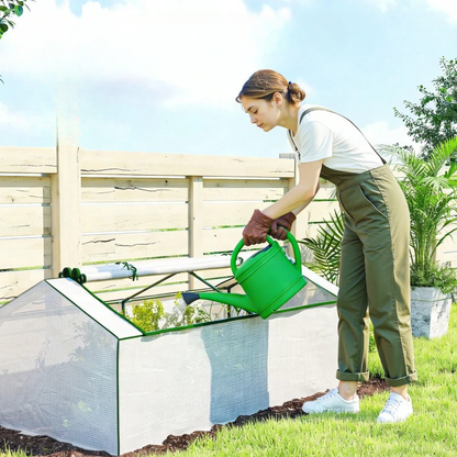 Nancy's Platania Kweekkas - Tuinkas - Plantenkas - Foliekas - Wit - 180 x 90 x 70 cm