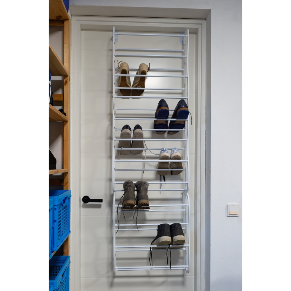 LG Life's Green Hanging Shoe Rack White Suitable for flush and rebated doors 