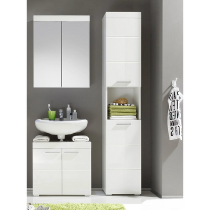 Nancy's Altena Bathroom set 3 pieces - Bathroom cabinets - bathroom set complete - High gloss - Oak