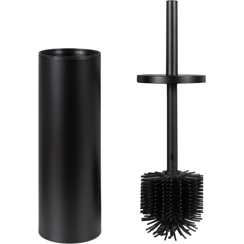 Eleganca Brosse WC autoportante en silicone Noir