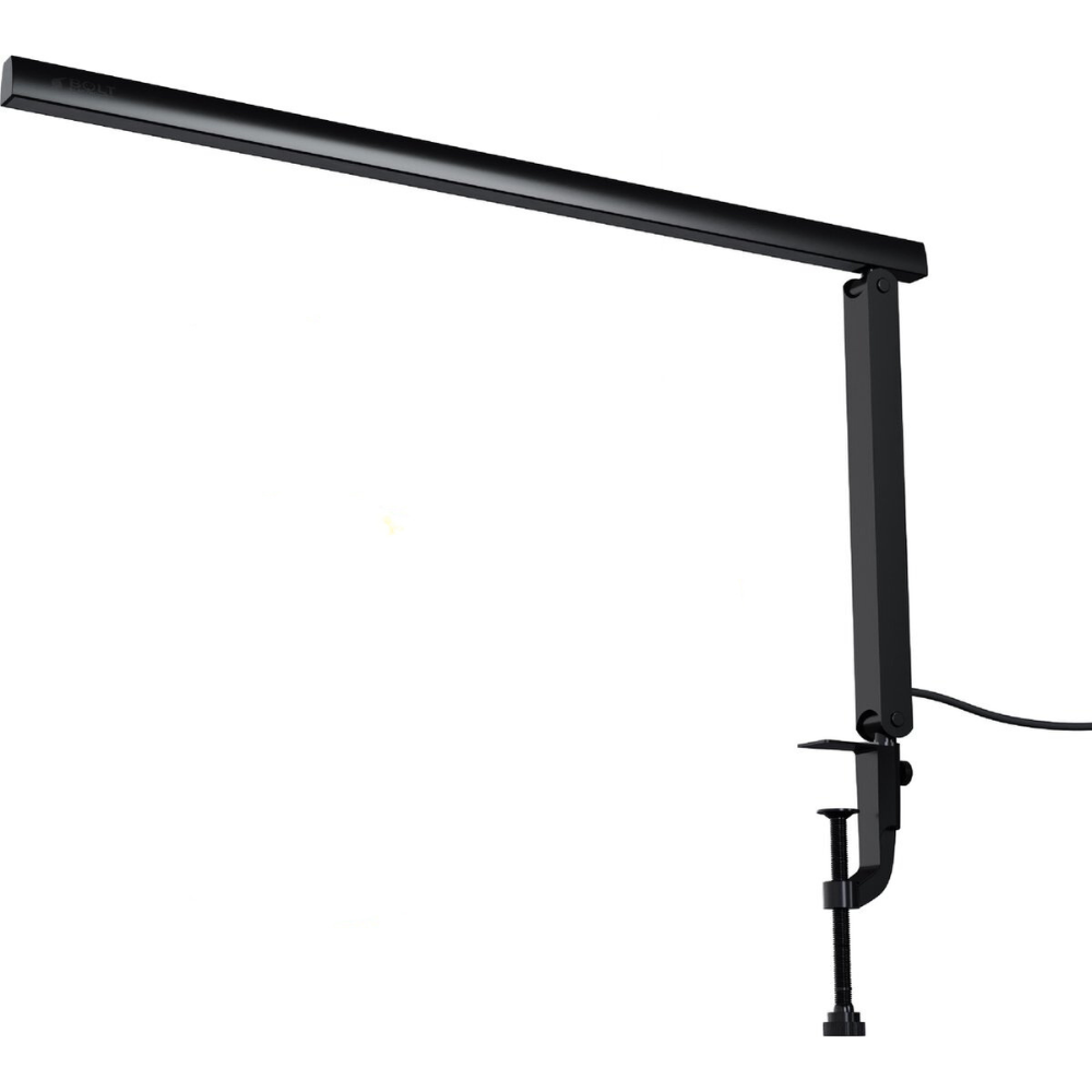 Realight LED desk lamp USB rechargeable with 3 light colors Black