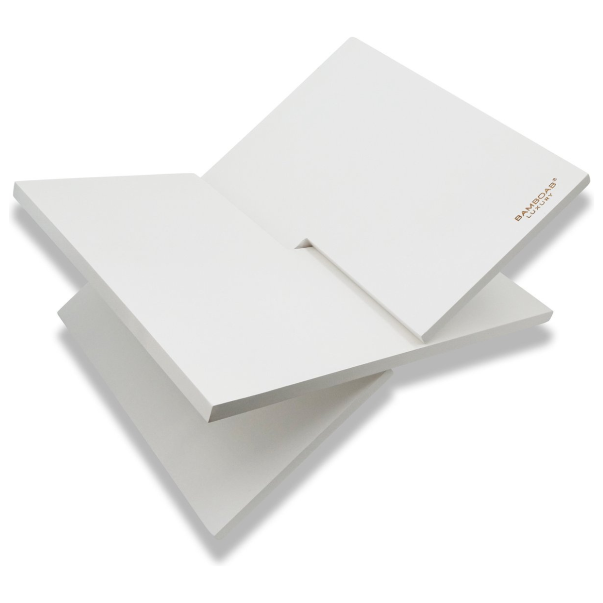 BAMBOAB Support à livres de boamboe porte-revues Blanc
