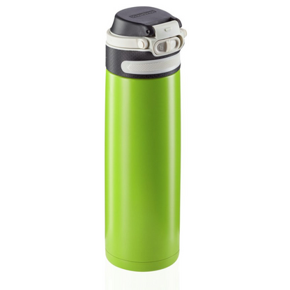 Leifheit thermosbeker Flip - Isoleerbeker - Lekvrij - Groen - RVS - 600 ML