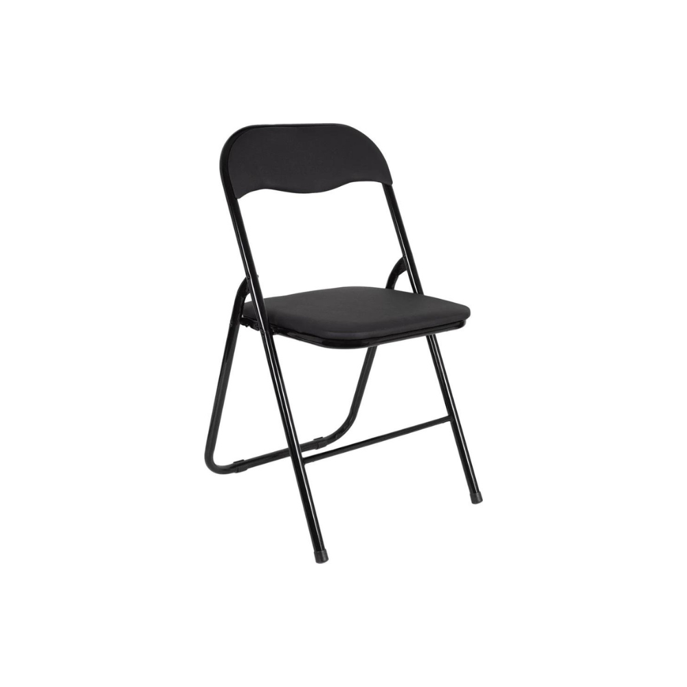 EASTWALL Chaise pliante premium Chaise pliante Noir