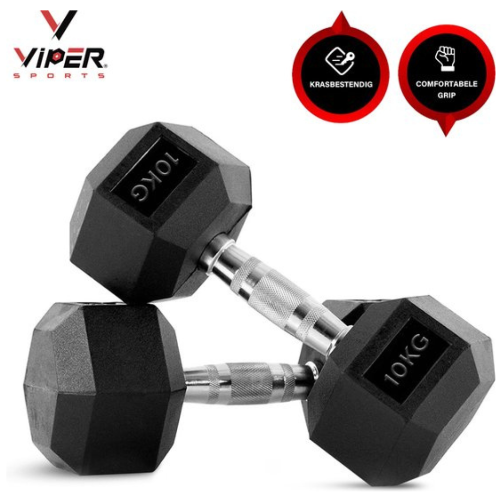 Viper Sports Iron Noir 2 x 10 kg Haltères