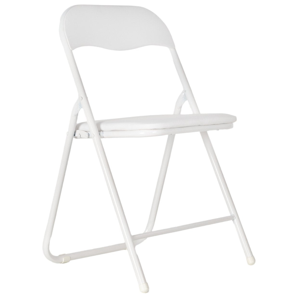 EASTWALL Chaise pliante premium Chaise pliante Blanc