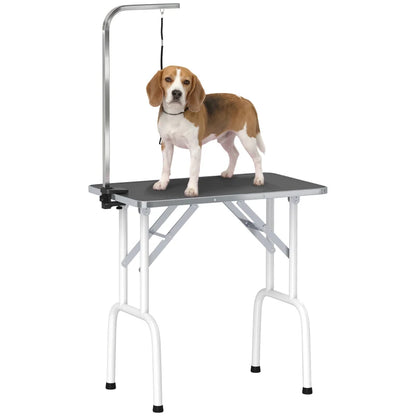 Nancy's Pontey Hondentafel - Honden trimtrafel - Hondentrimmer - Staal - ± 80 x 50 x 80 cm