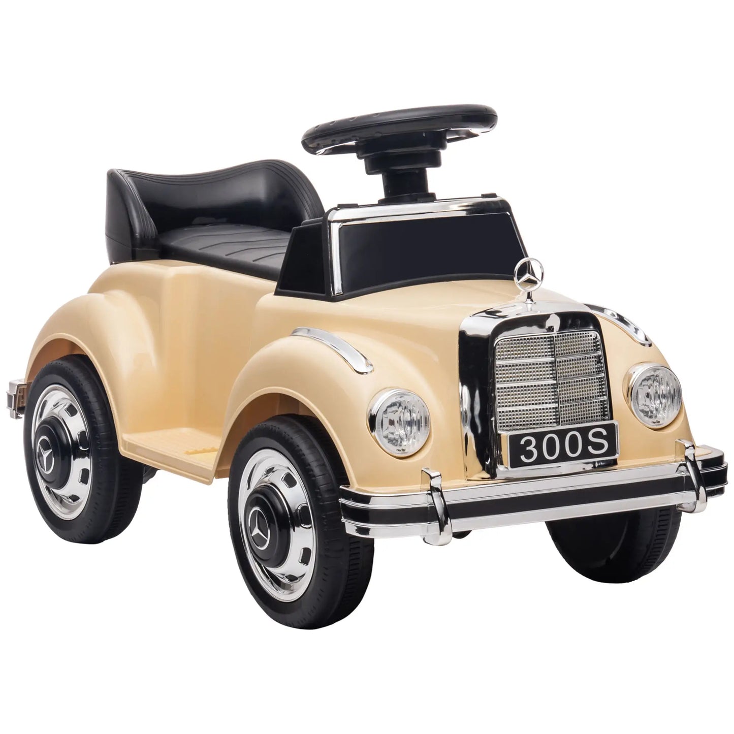 Nancy's Comano Loopauto - Mercedes voor Kinderen - Kinderauto - Beige