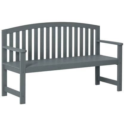Nancy's Revo Tuinbank - Parkbank - Balkonbank - Houten Bankje - Grijs - Dennenhout - ± 145 x 50 x 85 cm