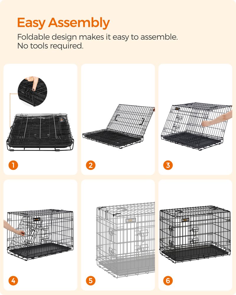 Nancy's Hondenbench - Bench Voor Hond - 2 Deurs Kennel - Autobench