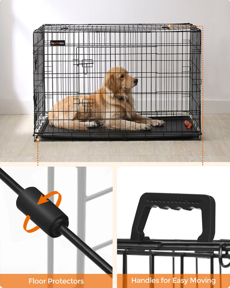 Nancy's Hondenbench - Bench Voor Hond - 2 Deurs Kennel - Autobench