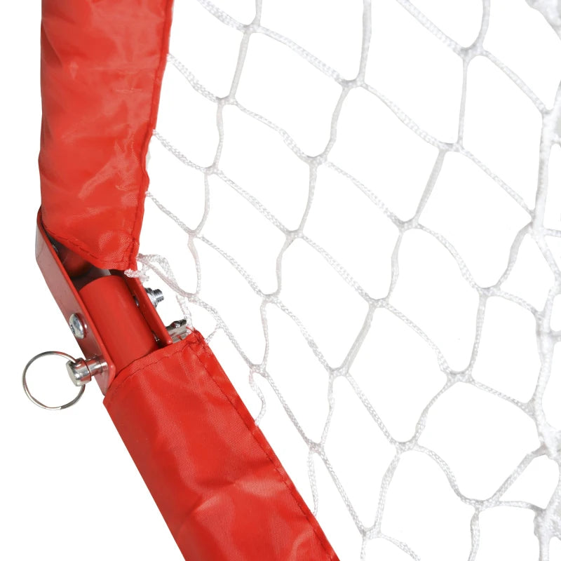 Nancy's Bolognola Minivoetbaldoelen - Voetbal Goal - Set van 2 - Opvouwbaar - Rood - ± 90 x 35 x 60 cm
