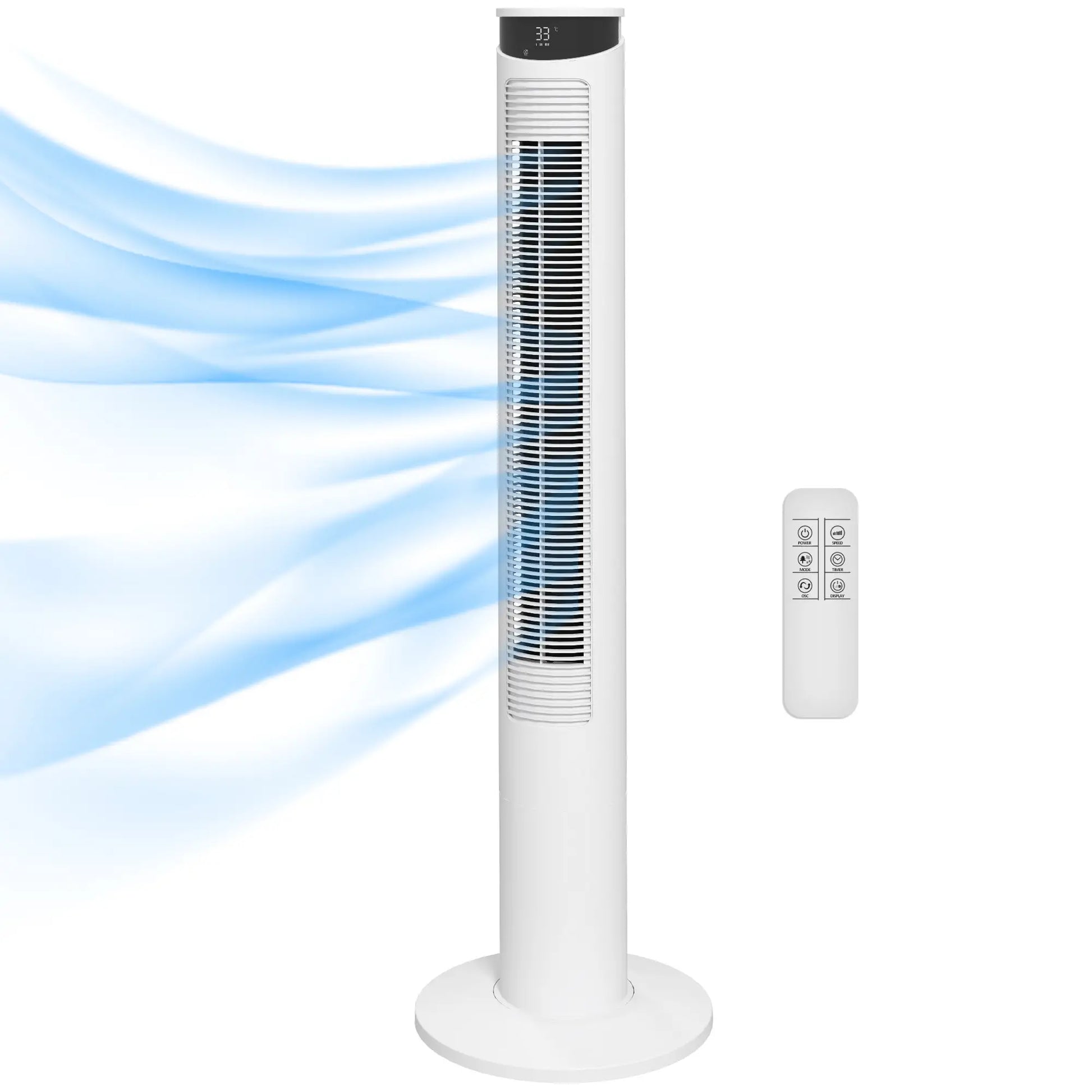 Nancy's Condofuri Ventilator - Torenventilator - Timer - Verschillende Modi en Snelheden - Wit