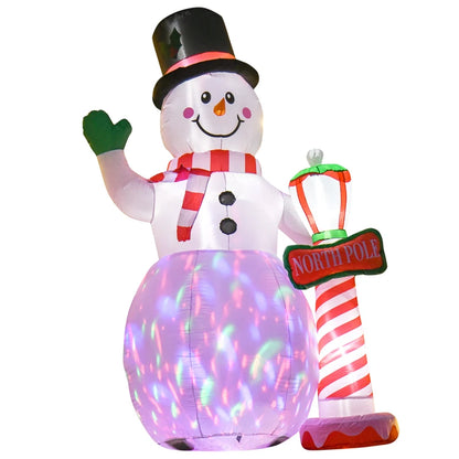 Nancy's Redondelo Opblaasbare Sneeuwpop - Kerstdecoratie voor Buiten - Kerst Sneeuwpop - Met LED-Verlichting