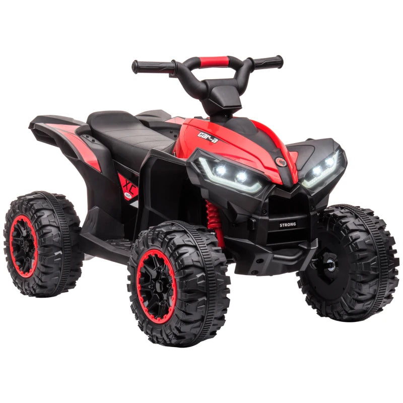 Nancy's Xavi Elektrische Quad voor Kinderen - Kinderquad - Kinderquadbike - Muziek / Licht - Rood / Zwart