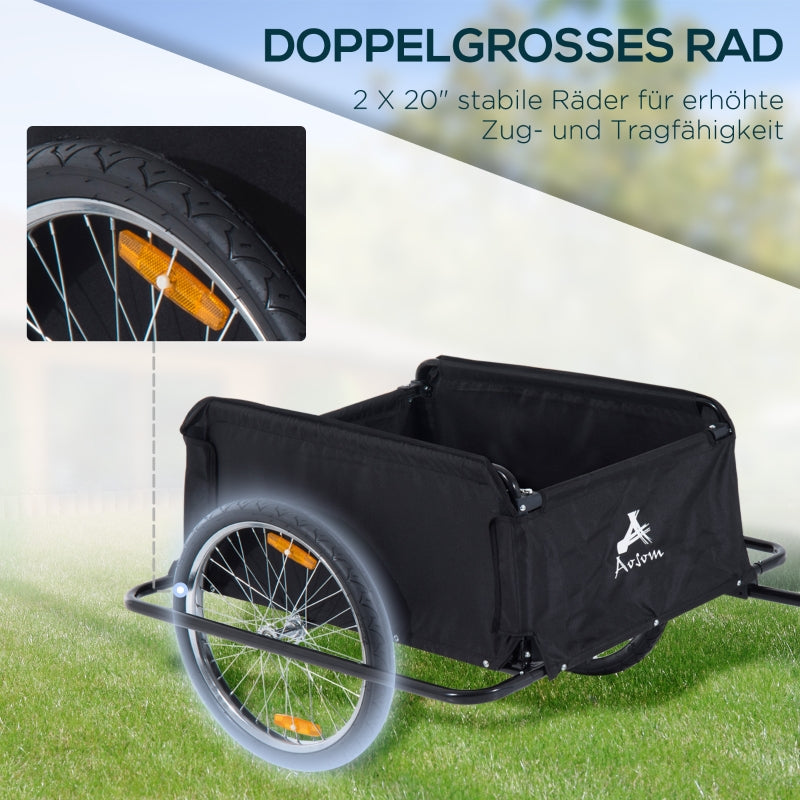 Nancy's The Valley Transport Trailer Voor Fietsen - Rood, Zwart - Stof, Staal