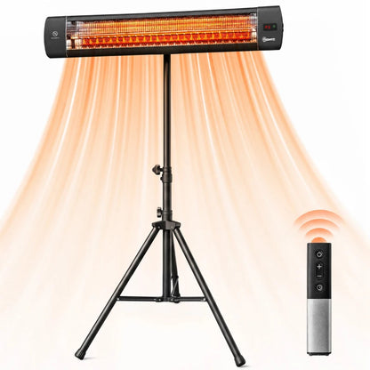Nancy's Trecchina Terrasverwarming - Terrasverwarmer - Elektrische infraroodverwarmer - Zwart