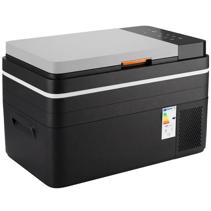 Nancy's Sortino Compressor Koeler - Koelbox - Compressorkoelbox - LED-Verlichting - Bluetooth - -20 °C tot 20 °C - Zwart - 30 Liter