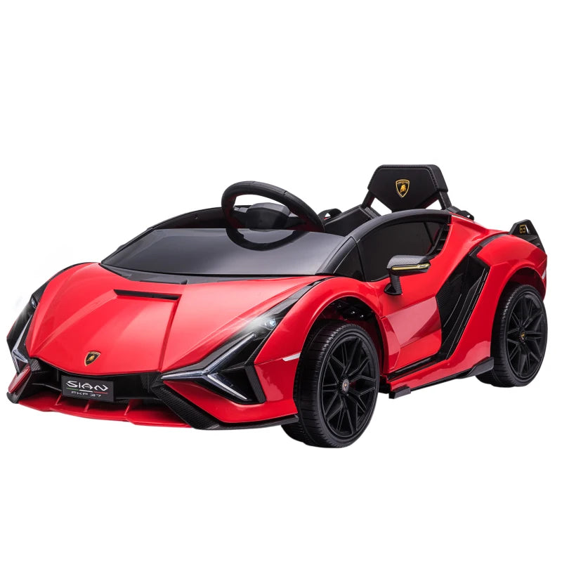 Nancy's Davy Elektrische Kinderauto - Lamborghini voor Kinderen - Elektrische Auto - Muziek / Licht - Rood
