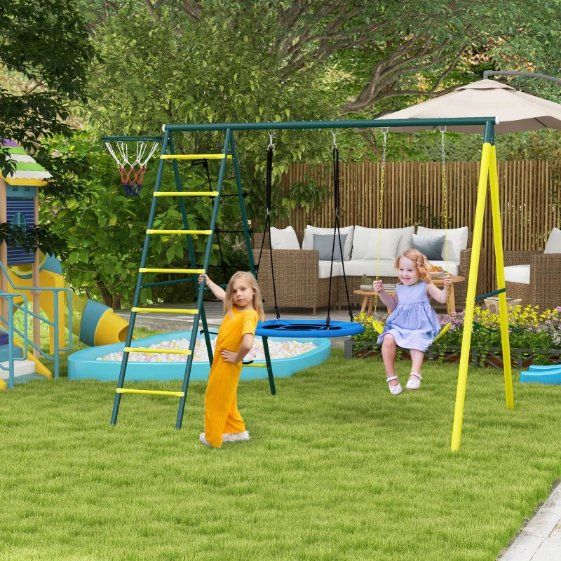 Nancy's Pereiro Swing - Garden swing - Children's swing - Multi activity - ± 270 x 180 x 200 cm