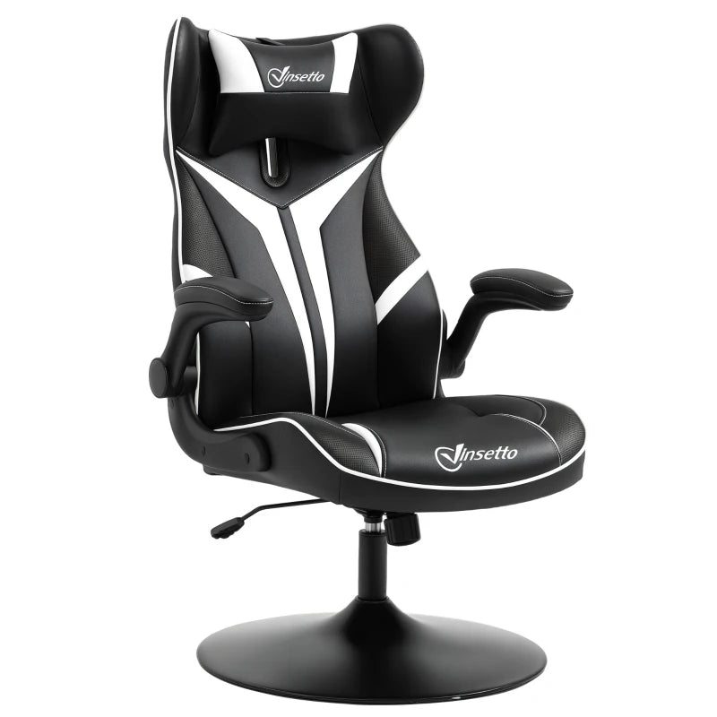Nancy's Osasco Gamestoel - Gamingstoel - Ergonomische Bureaustoel - Zwart / Wit
