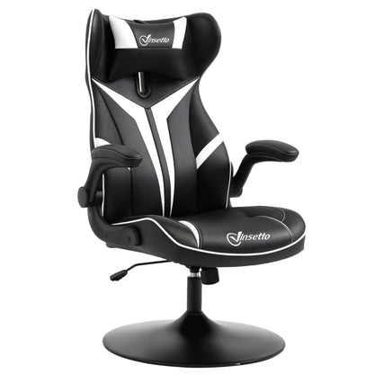 Nancy's Osasco Gamestoel - Gamingstoel - Ergonomische Bureaustoel - Zwart / Wit
