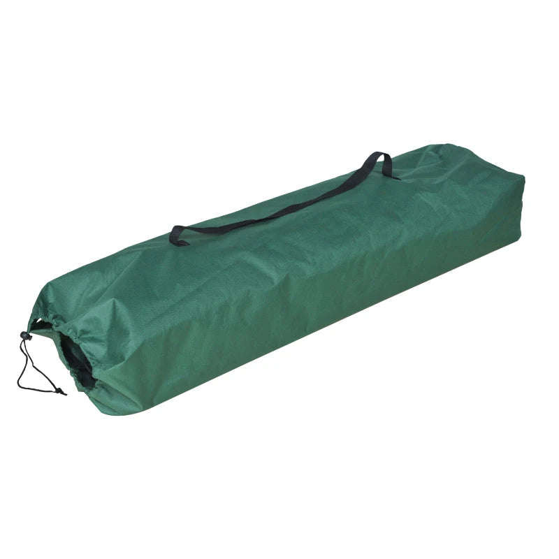 Nancy's Zarautz Campingbed - Veldbed - Stretcher - Groen- ± 195 x 125 x 40 cm