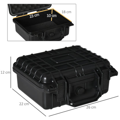 Nancy's Cleve Set van 2 koffers voor waardevolle spullen, kostbaarhedenkoffer, waterdicht, met schuimvulling en luchtventiel