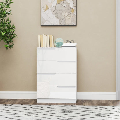 Nancy's Ficulle Commode - Dressoir - Opbergkast - Wit - 60 x 40 x 85 cm