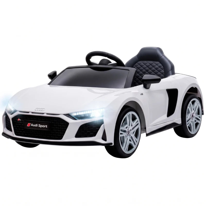 Nancy's Tonfano Elektrische auto voor kinderen - Kinderauto - Audi R8 voor kinderen - Wit