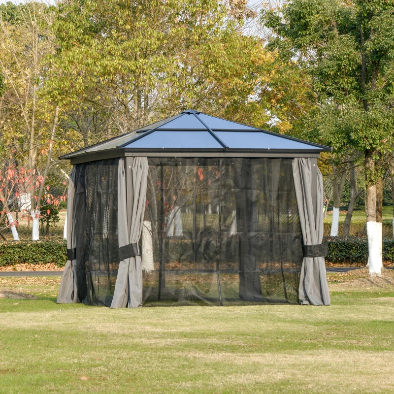 Nancy's Prozelo Paviljoen - Prieel - Tuin Paviljoen - Party Tent - Grijs - 300 x 300 x 265 cm