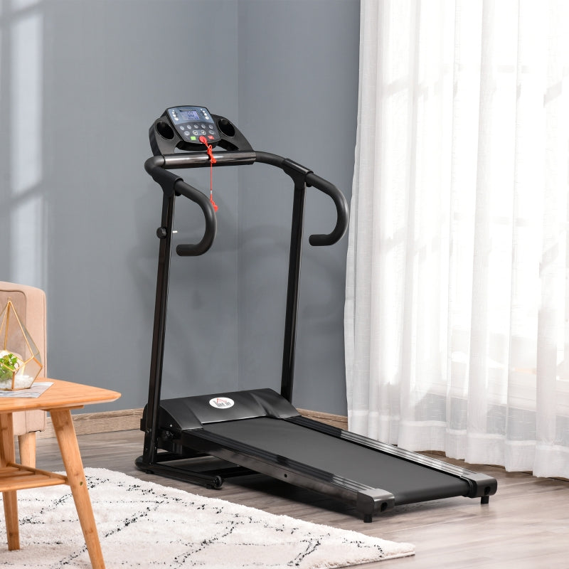 Nancy's Fremont Treadmill foldable electric 500 W 0.8-10 km/h LCD display phone holder suitable for home gym