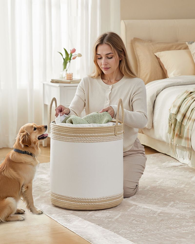 Nancy's Erula Wasmand - Wasbox - Camel Bruin - 60 Liter