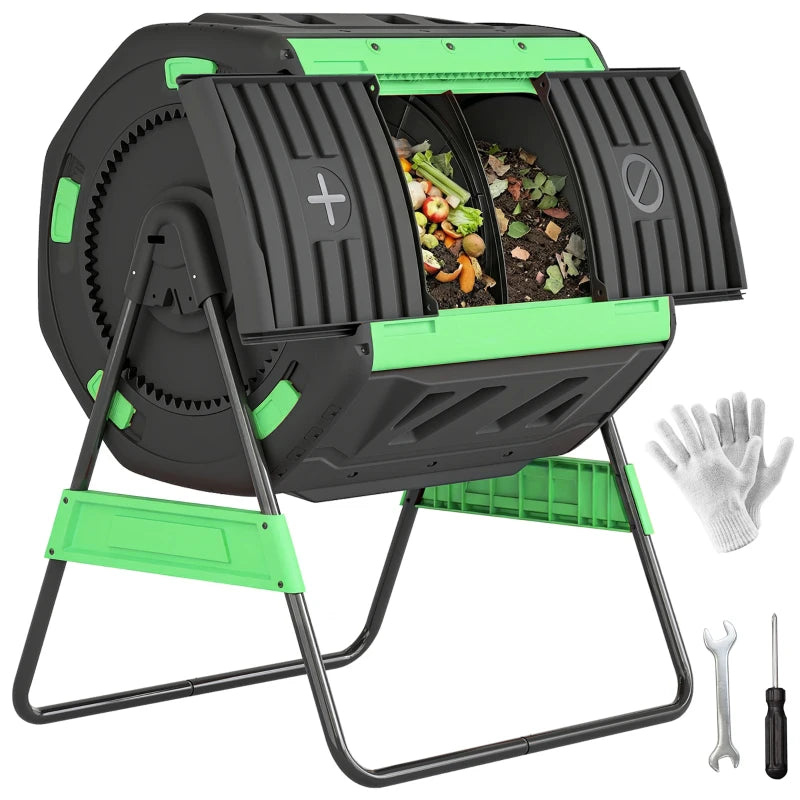 Nancy's Ramiseto Composter - Compostbak - Composteerder - Tuincomposter - Groen - ± 95 x 65 x 100 cm