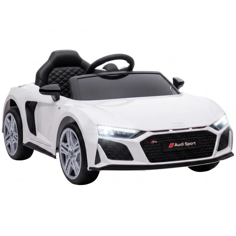 Nancy's Tonfano Elektrische auto voor kinderen - Kinderauto - Audi R8 voor kinderen - Wit