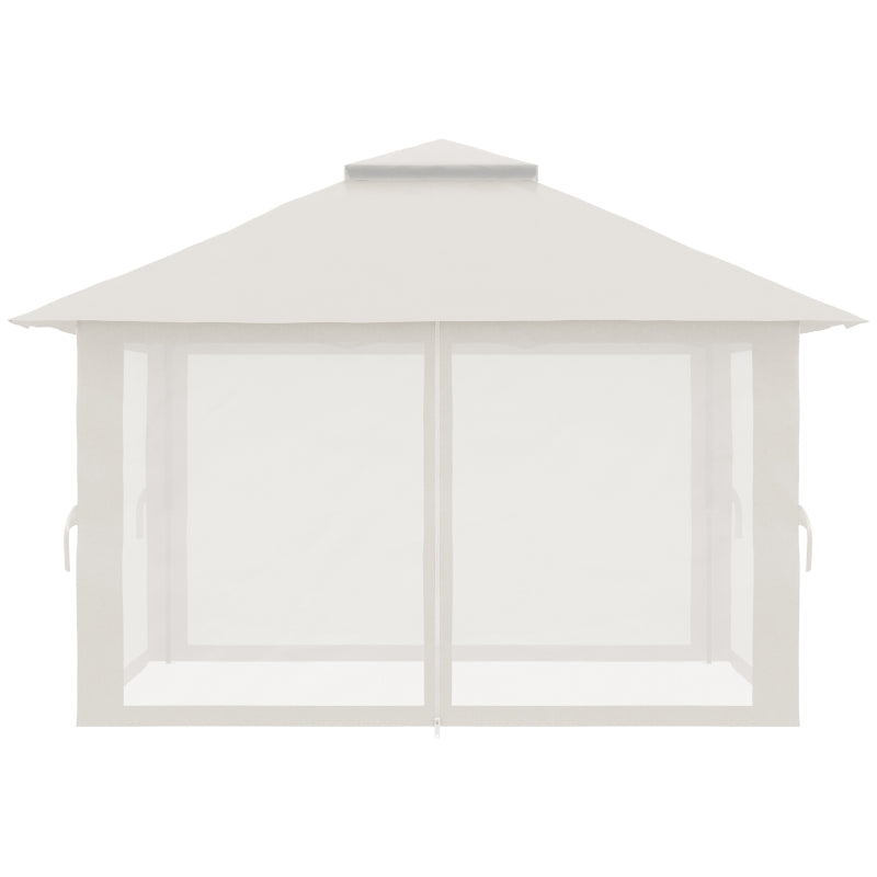 Nany's Pavlara Pavilion - Party Tent - Garden pavilion - Cream white - ± 400 x 400 cm