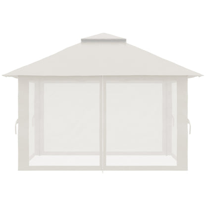 Nany's Pavlara Pavilion - Party Tent - Garden pavilion - Cream white - ± 400 x 400 cm