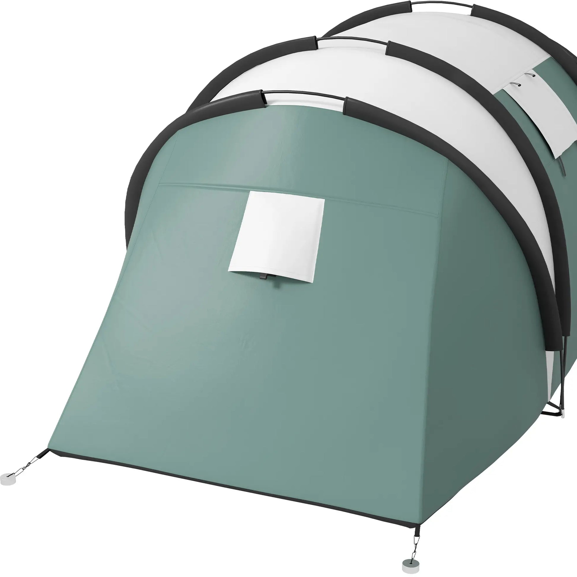 Nancy's Garlenda Kampeertent - Campingtent - 2-Slaapkamer Woontent - Waterdicht - Groen- 450 x 220 x 180 cm