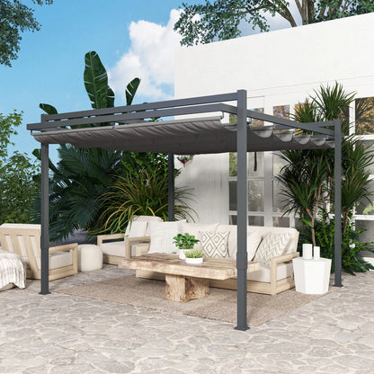 Nancy's Conversano Pergola - Terras overkapping - Grijs - ± 360 x 320 x 245 cm