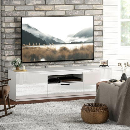 Nancy's Queijada TV Kast - TV Meubel - TV Dressoir - Lowboard - Wit - ± 160 x 40 x 40 cm