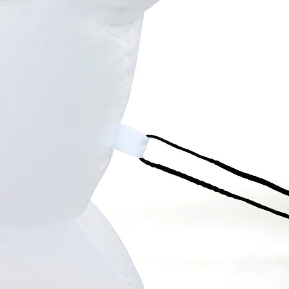 Nancy's Oriolo Opblaasbare Kerst Sneeuwpoppen - LED-Lampjes - Rood / Groen / Zwart - 165 x 80 x 180 cm