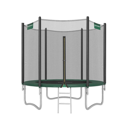 Nancy's Gião Trampoline met Veiligheidsnet - Groen / Zwart - ± Ø 245 cm