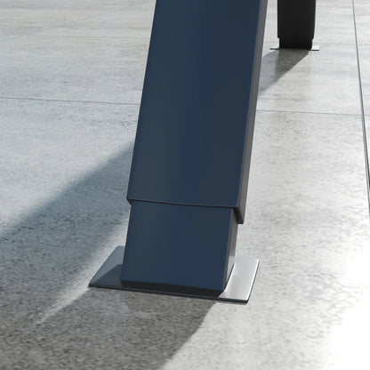 Nancy's Corchiano Schommelbank - Tuinschommel - Hollywood Schommel - Zwart / Crème - ± 150 x 120 x 180 cm