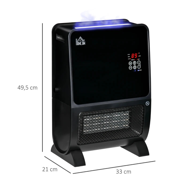 Nancy's Cos Ceramic Heater - Fireplace - Multifunctional - Remote Control - LED Display