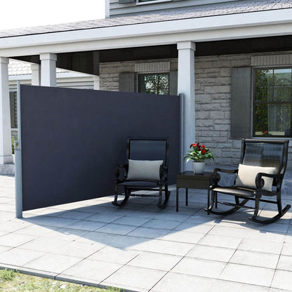 Nancy's Othello Privacy screen - Sun protection - Side awning - Balcony - Terrace - Gray - 300 x 160 cm
