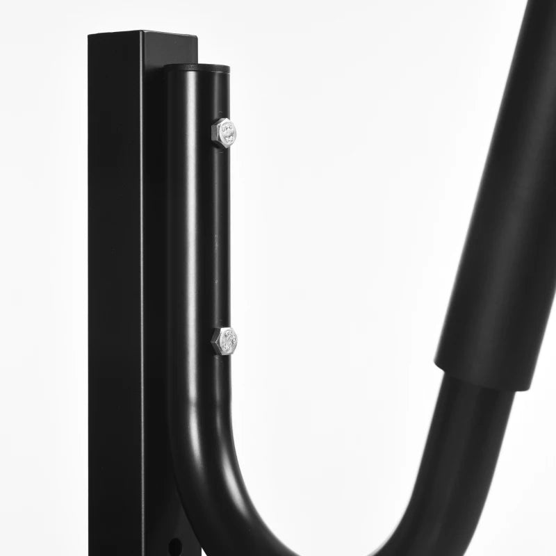 Nancy's Querceta Houder voor 2 Kajaks, Surfplanken & Paddles - Zwart - Staal - ± 240 x 70 x 155 cm