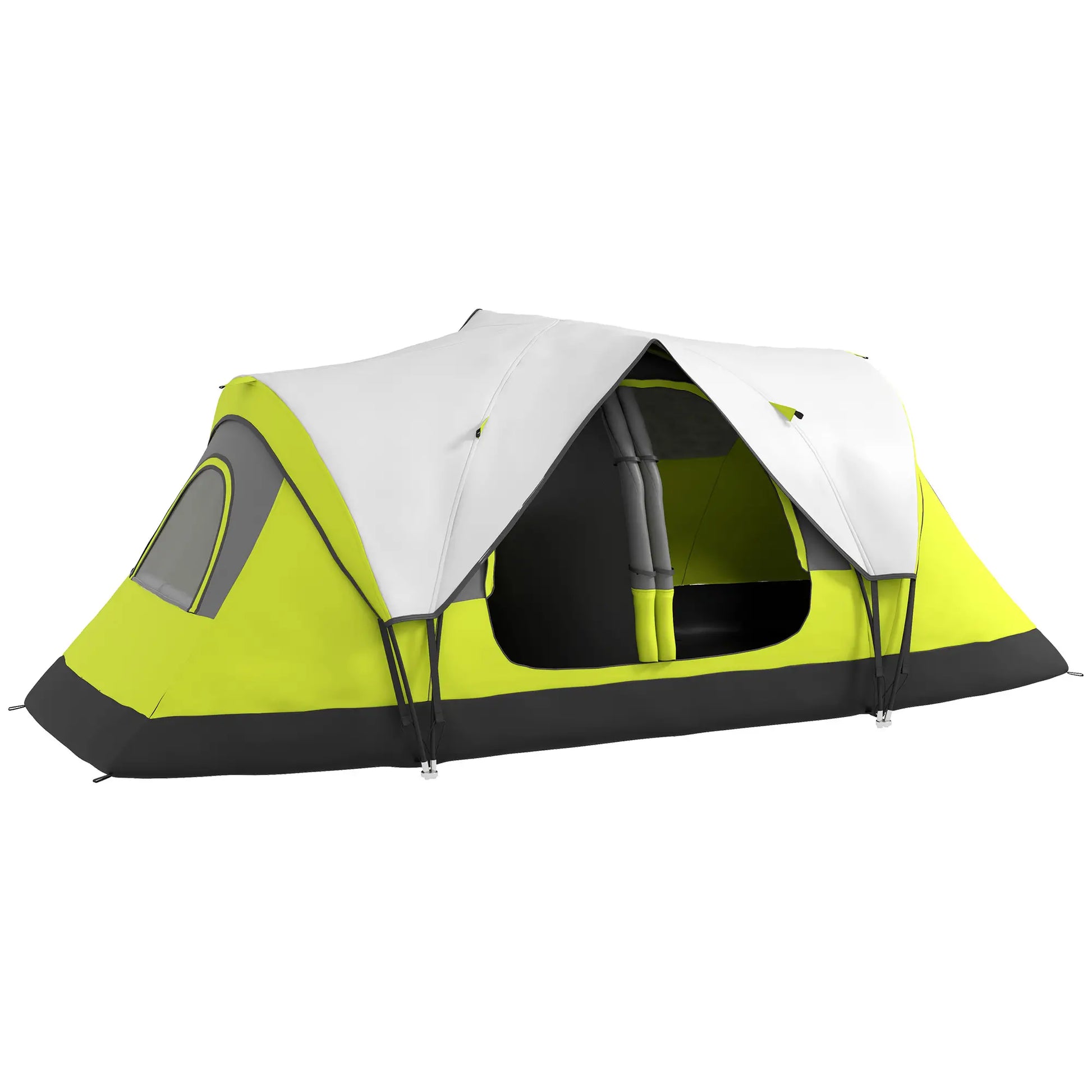 Nancy's Dugenta Kampeertent - 6-Persoons Campingtent - 2 Slaapkamers - 450 x 215 x 180 cm