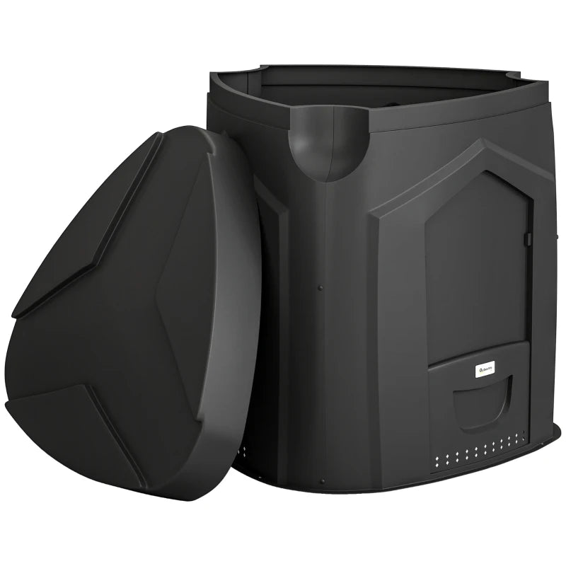 Nancy's Rodeneck Compostbak - Composter - Zwart - 240 Liter - ± 80 x 75 x 80 cm